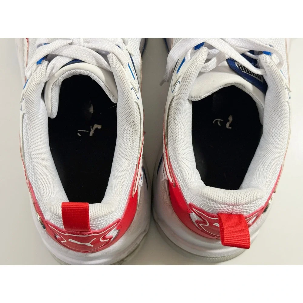 Puma BMW M Motorsport X-Ray Speed Mens Size 11 White Red Blue Sneakers 307949-02
